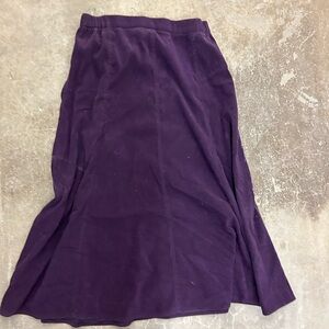 TanJay Deep Purple Maxi Skirt velvet fairy grunge witchy